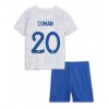 Baby Fußballbekleidung Frankreich Kingsley Coman #20 Auswärtstrikot WM 2022 Kurzarm (+ kurze hosen)